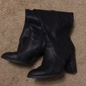 Long high heel boots